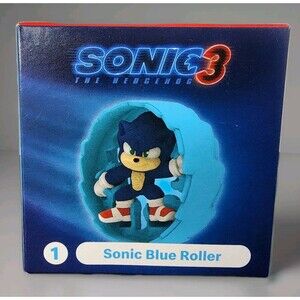 New McDonald's 2024 SONIC 3 Blue Roller #1 Happy Meal Toy - Sonic the Hedgehog